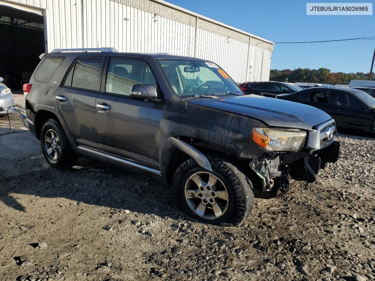 2010 Toyota 4Runner Sr5 VIN: JTEBU5JR1A5026985 Lot: 74011744