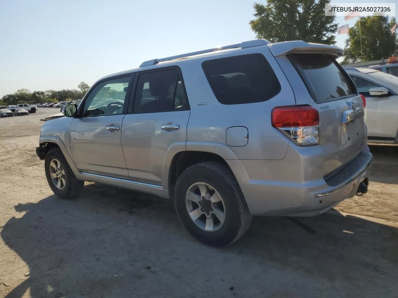 2010 Toyota 4Runner Sr5 VIN: JTEBU5JR2A5027336 Lot: 75672564