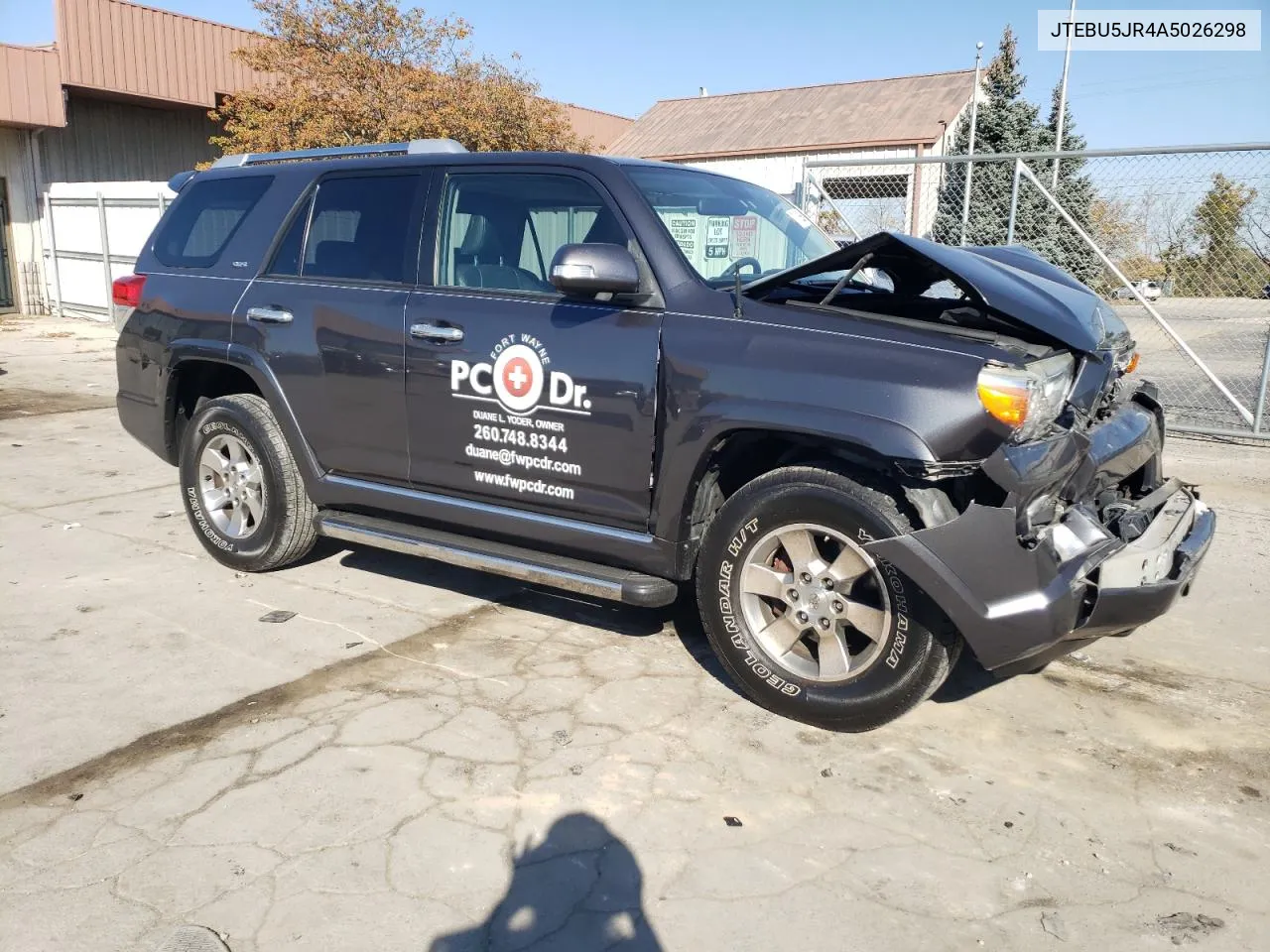 2010 Toyota 4Runner Sr5 VIN: JTEBU5JR4A5026298 Lot: 77139164