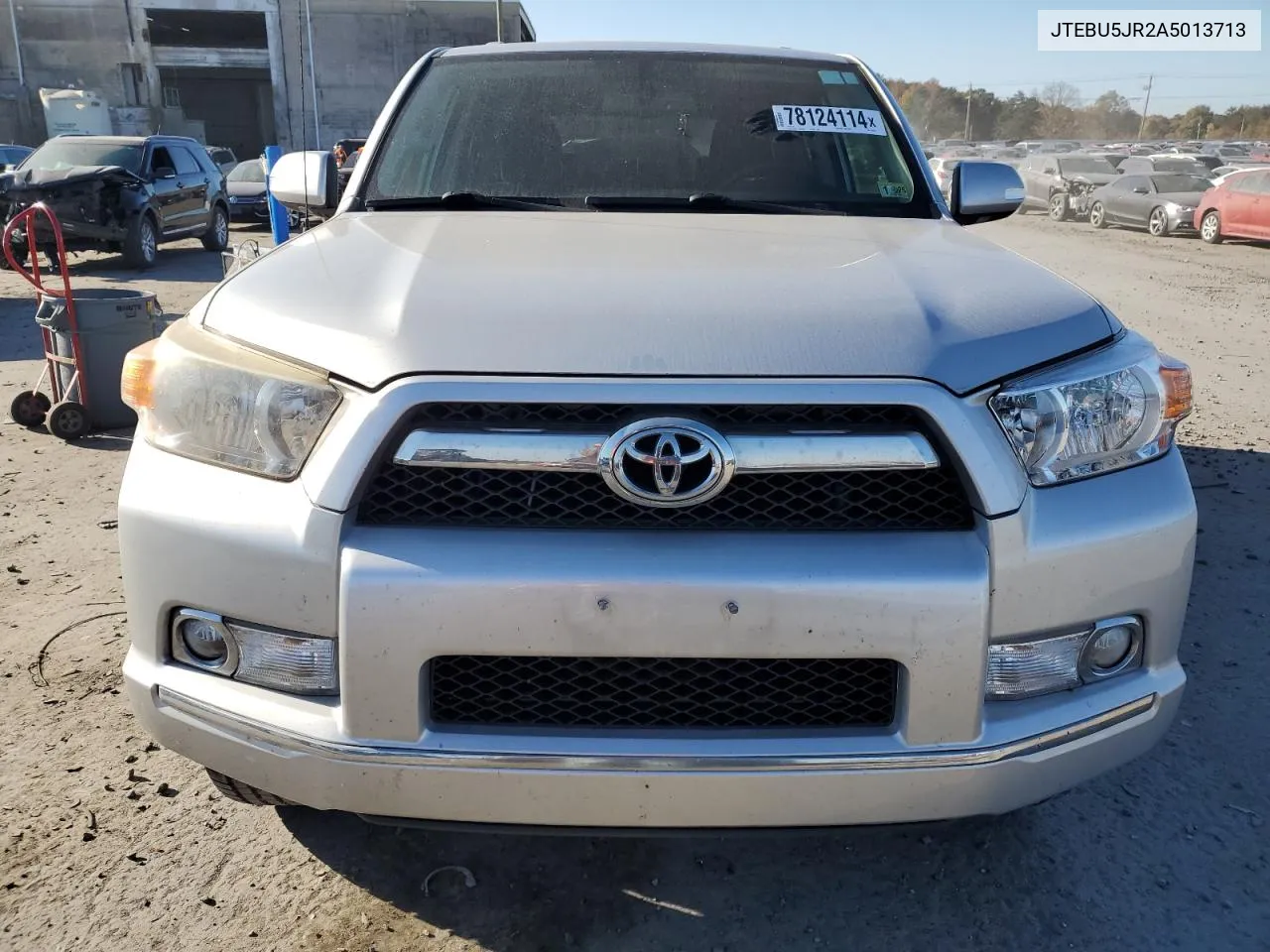 2010 Toyota 4Runner Sr5 VIN: JTEBU5JR2A5013713 Lot: 78124114