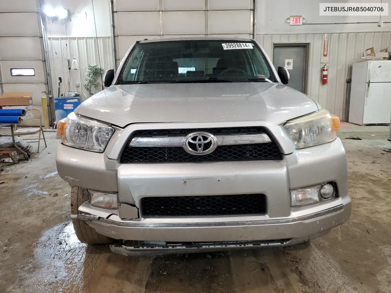 2011 Toyota 4Runner Sr5 VIN: JTEBU5JR6B5040706 Lot: 39928814