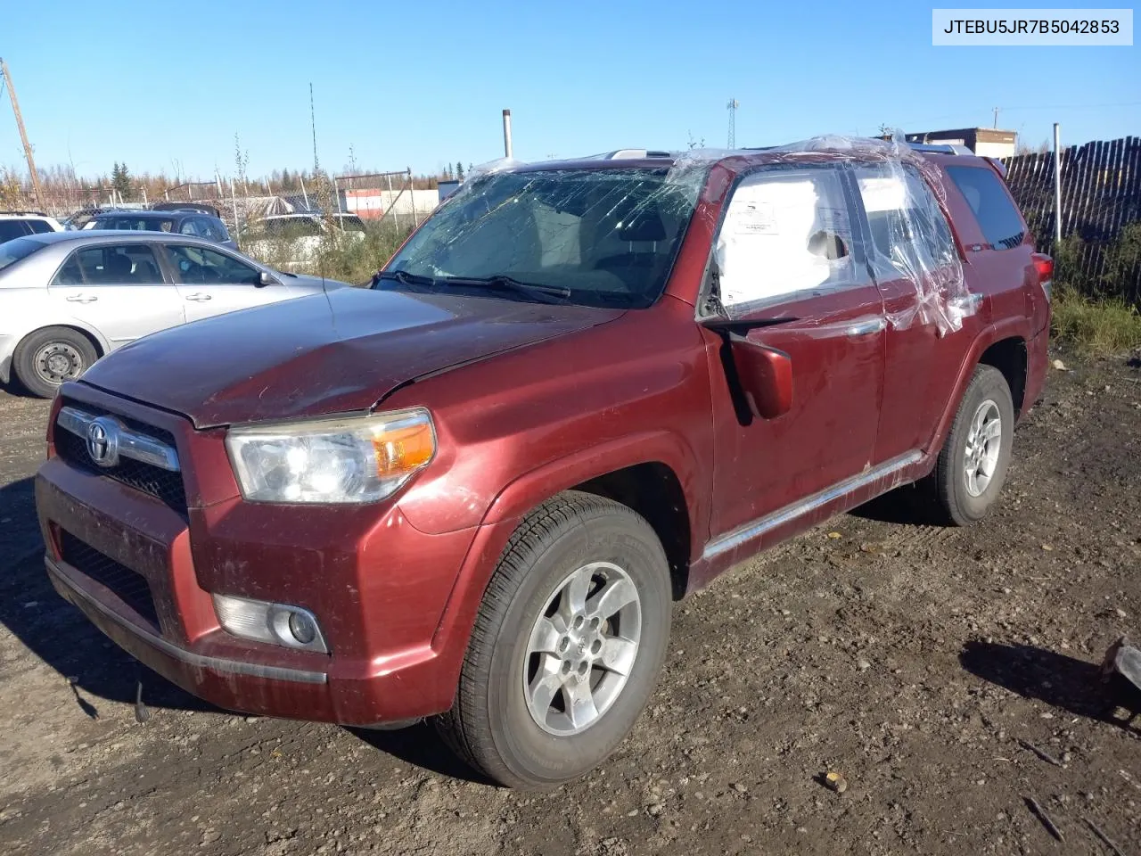 2011 Toyota 4Runner Sr5 VIN: JTEBU5JR7B5042853 Lot: 69537414