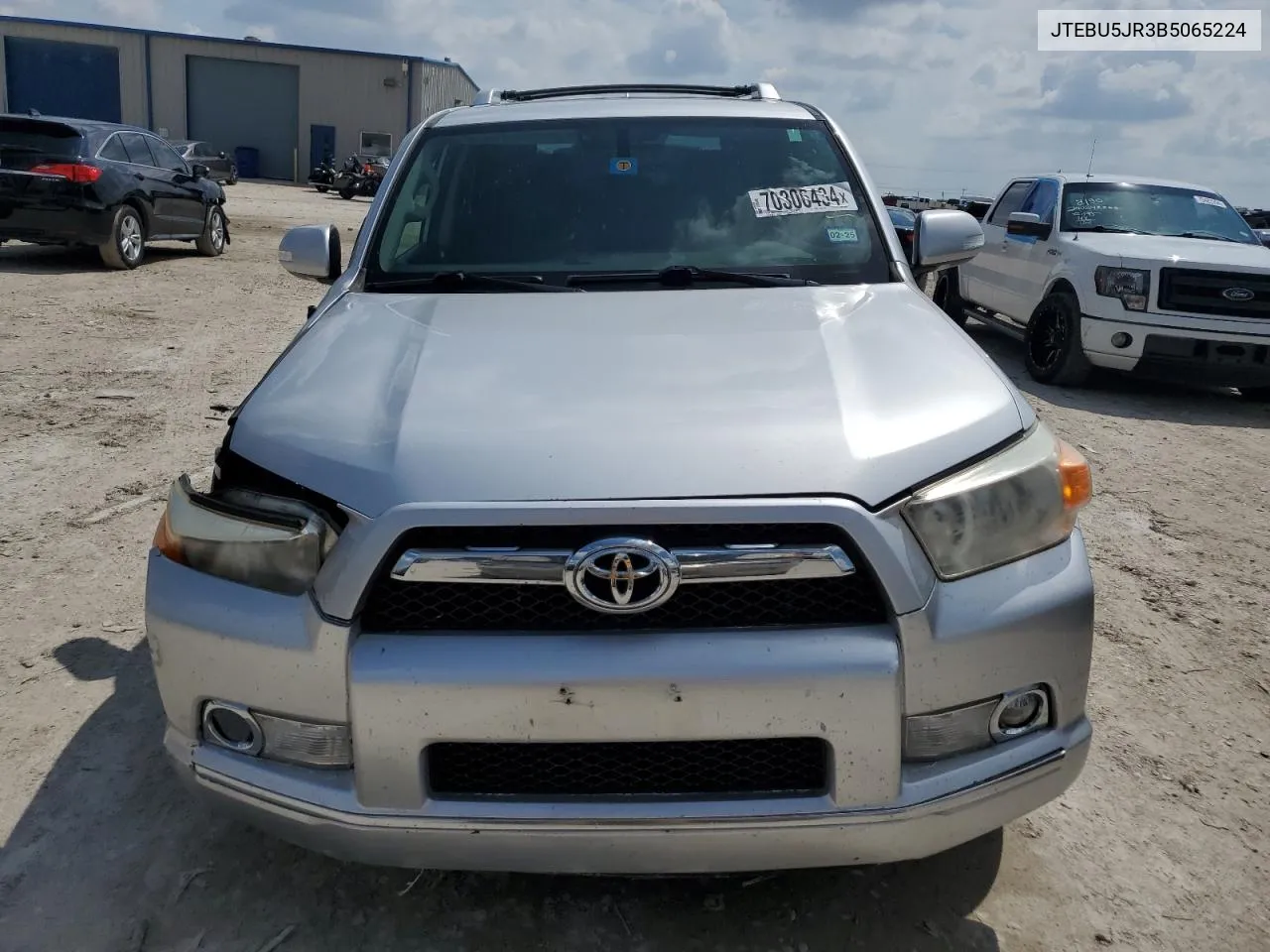 2011 Toyota 4Runner Sr5 VIN: JTEBU5JR3B5065224 Lot: 70306434