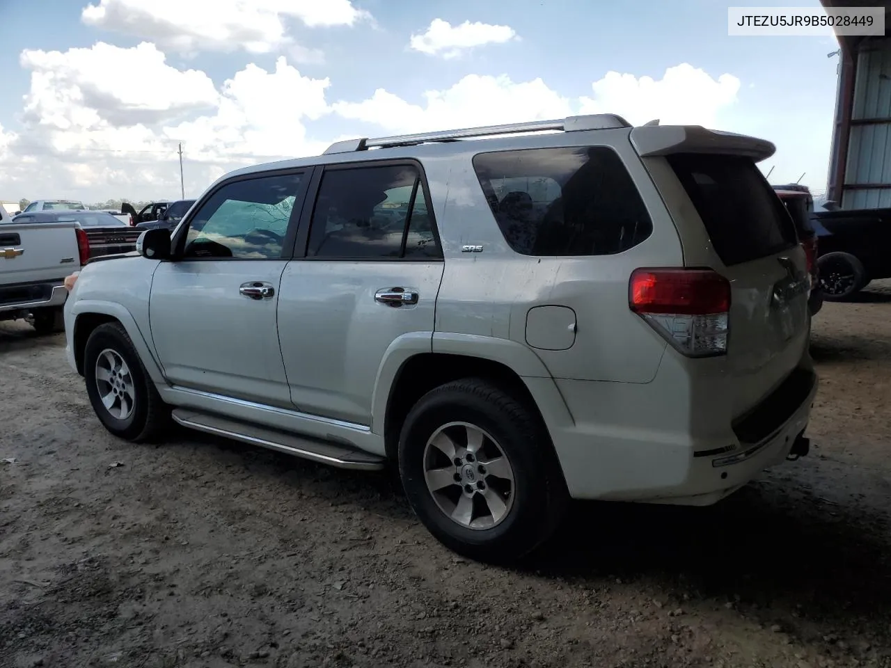 2011 Toyota 4Runner Sr5 VIN: JTEZU5JR9B5028449 Lot: 71080684