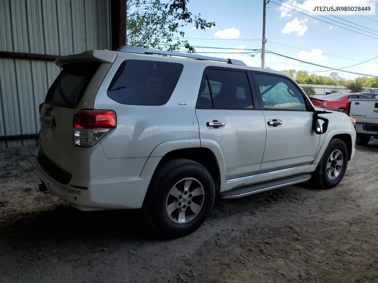 2011 Toyota 4Runner Sr5 VIN: JTEZU5JR9B5028449 Lot: 71080684