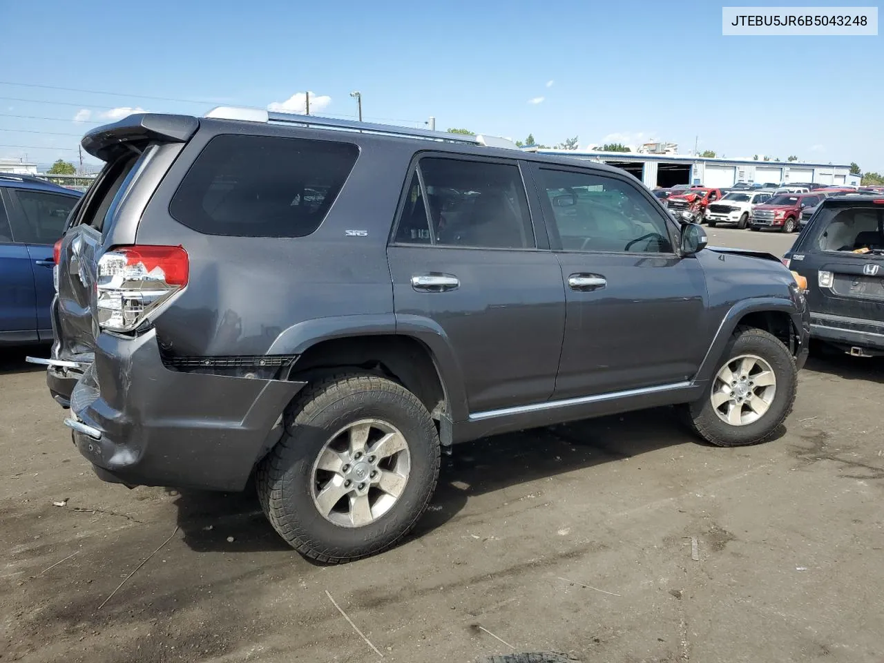 2011 Toyota 4Runner Sr5 VIN: JTEBU5JR6B5043248 Lot: 71233984