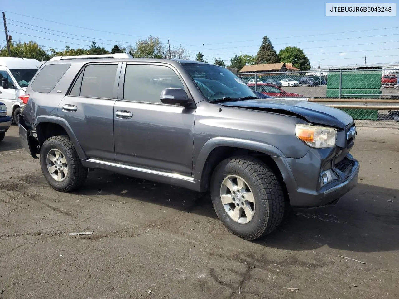 2011 Toyota 4Runner Sr5 VIN: JTEBU5JR6B5043248 Lot: 71233984