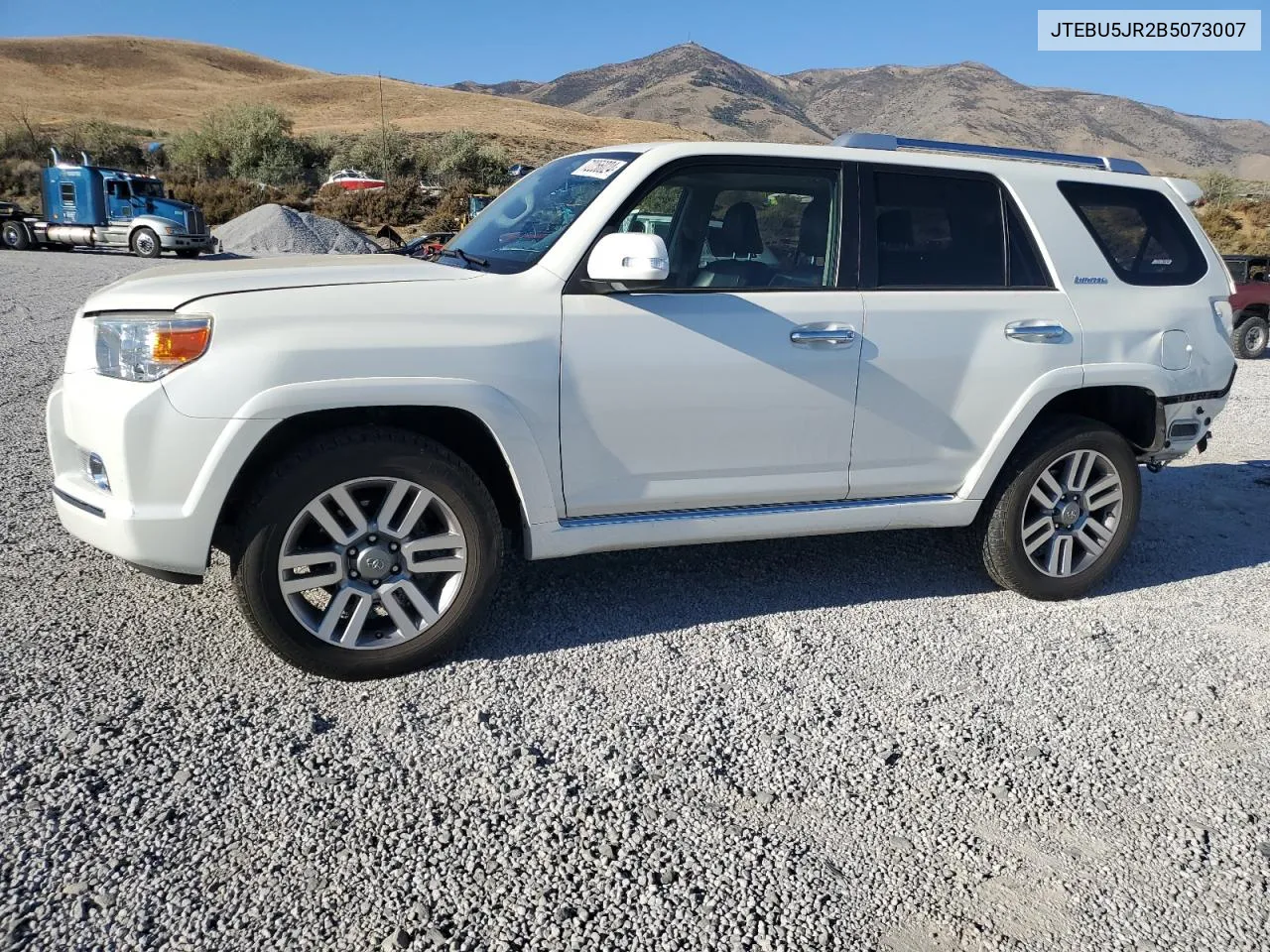 2011 Toyota 4Runner Sr5 VIN: JTEBU5JR2B5073007 Lot: 72256024