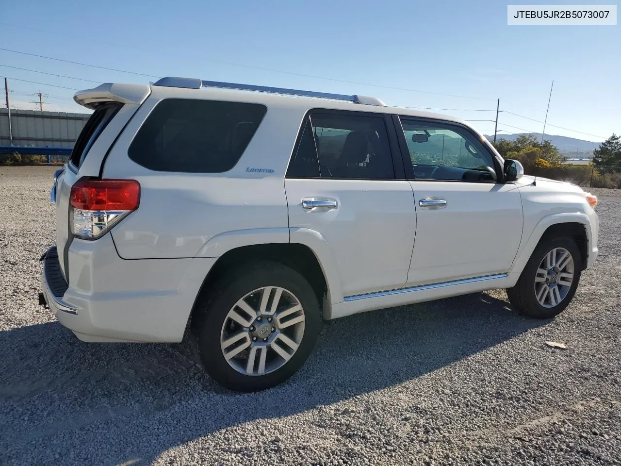 2011 Toyota 4Runner Sr5 VIN: JTEBU5JR2B5073007 Lot: 72256024