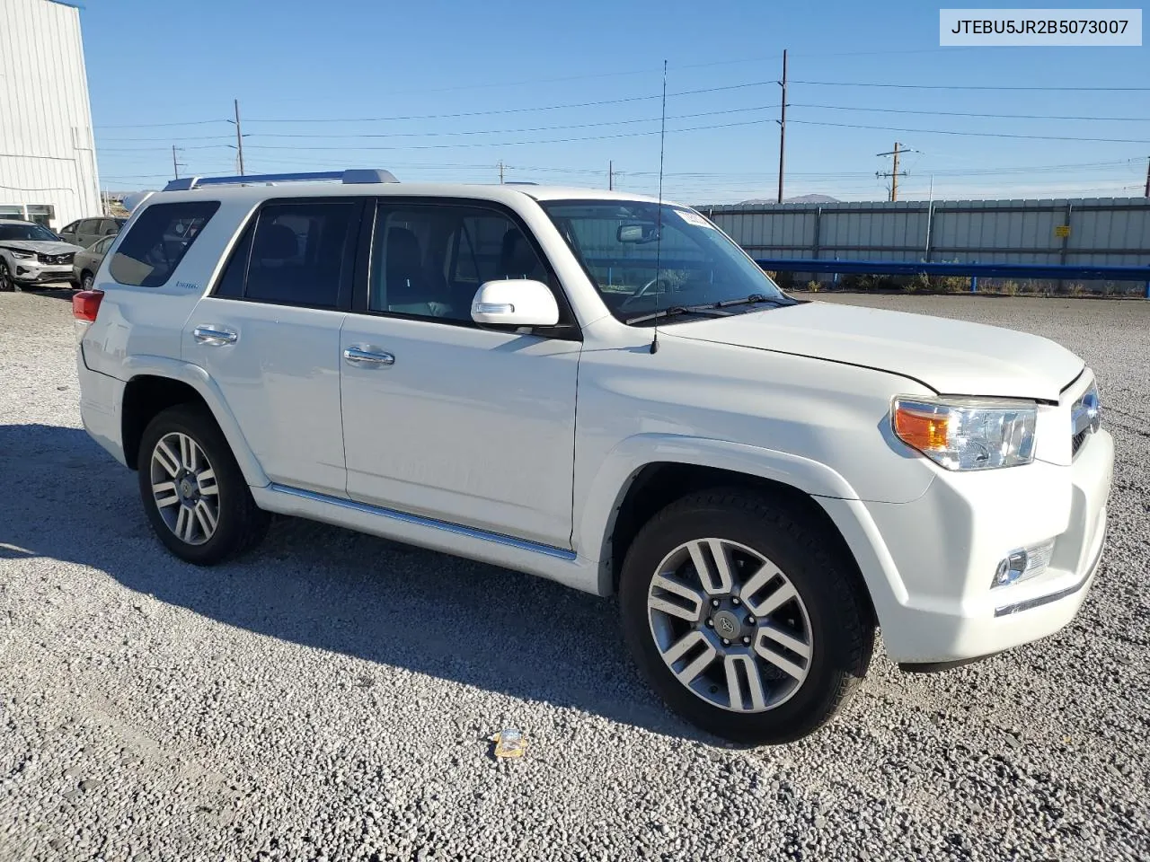 2011 Toyota 4Runner Sr5 VIN: JTEBU5JR2B5073007 Lot: 72256024