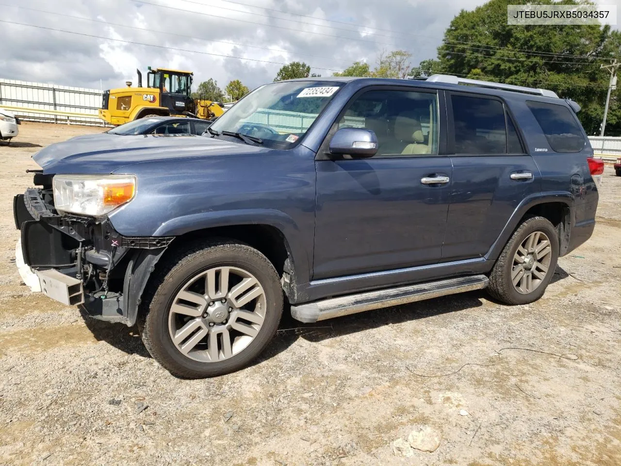 2011 Toyota 4Runner Sr5 VIN: JTEBU5JRXB5034357 Lot: 72352434