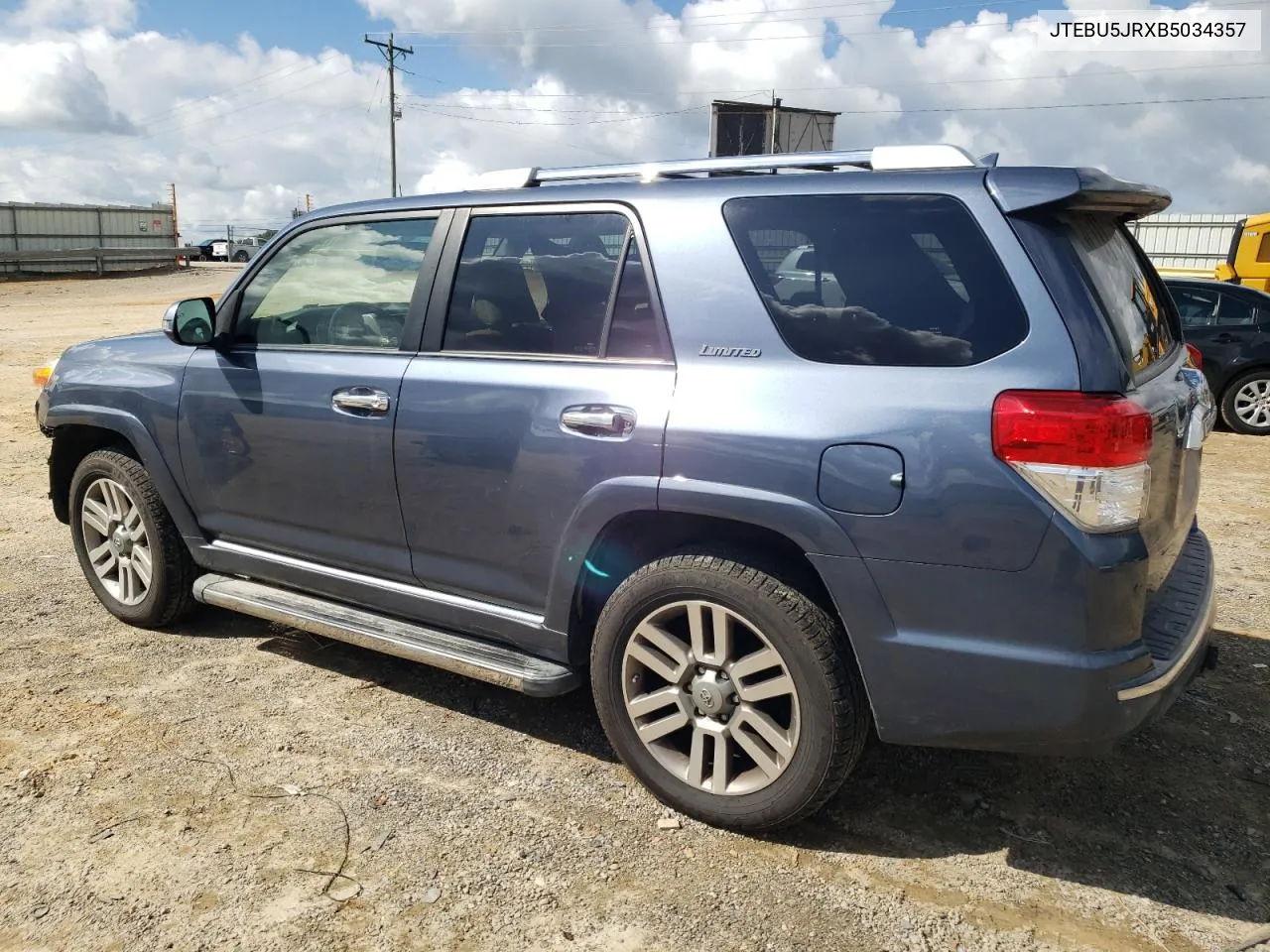 2011 Toyota 4Runner Sr5 VIN: JTEBU5JRXB5034357 Lot: 72352434