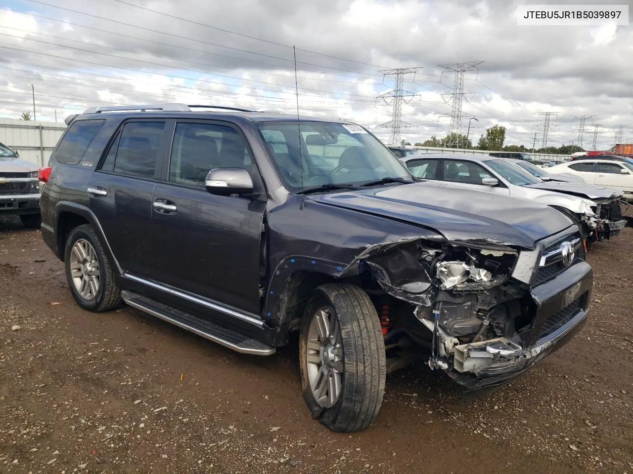 2011 Toyota 4Runner Sr5 VIN: JTEBU5JR1B5039897 Lot: 72501404