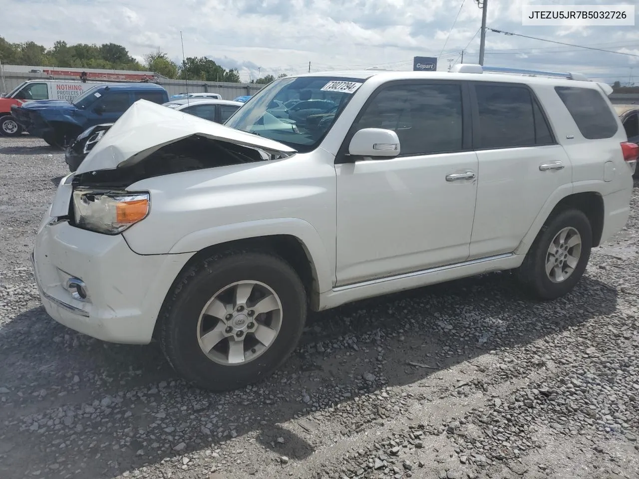 2011 Toyota 4Runner Sr5 VIN: JTEZU5JR7B5032726 Lot: 73027294