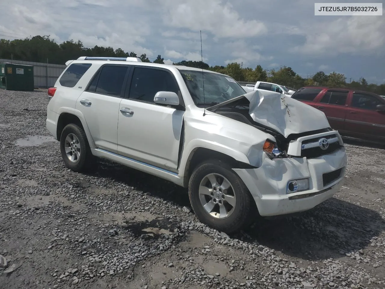 2011 Toyota 4Runner Sr5 VIN: JTEZU5JR7B5032726 Lot: 73027294