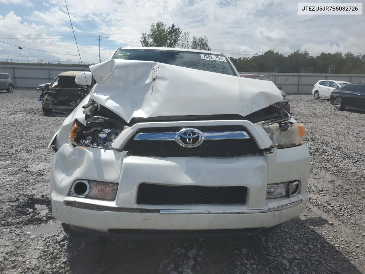 2011 Toyota 4Runner Sr5 VIN: JTEZU5JR7B5032726 Lot: 73027294