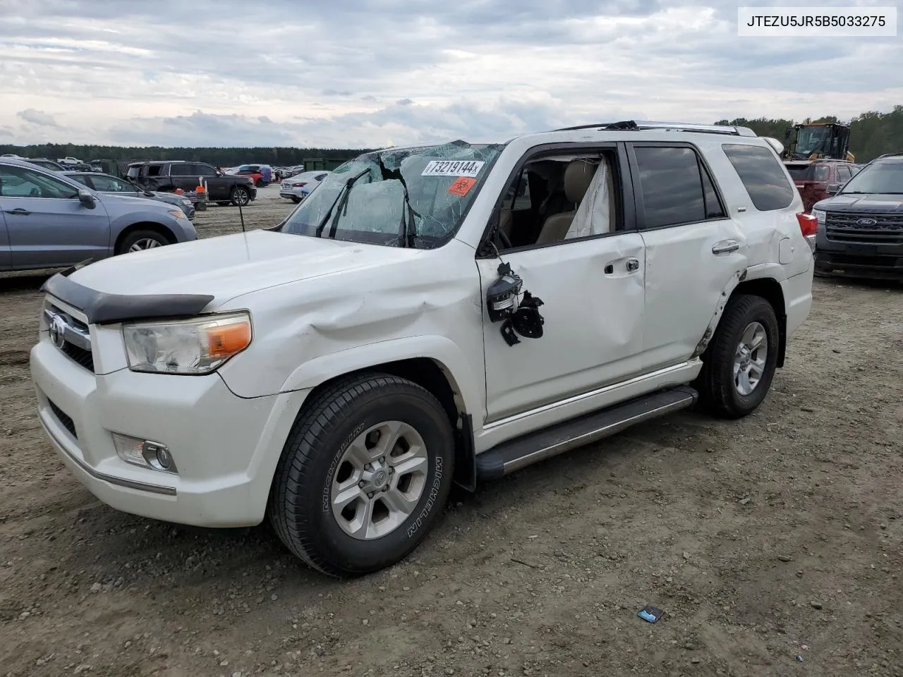 2011 Toyota 4Runner Sr5 VIN: JTEZU5JR5B5033275 Lot: 73219144