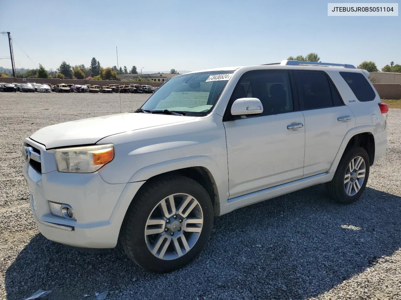 JTEBU5JR0B5051104 2011 Toyota 4Runner Sr5