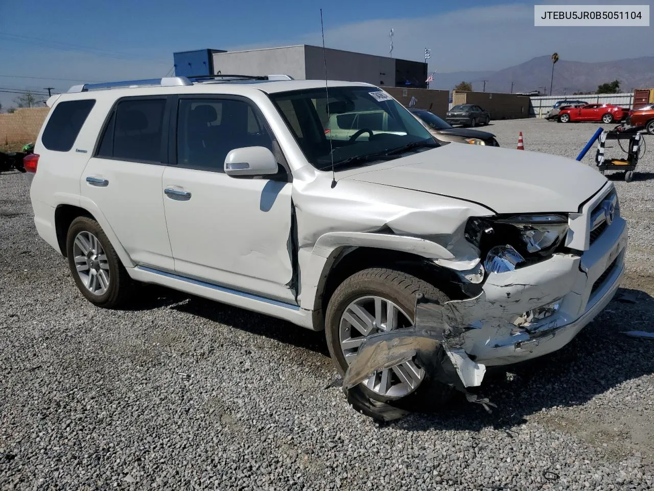 JTEBU5JR0B5051104 2011 Toyota 4Runner Sr5