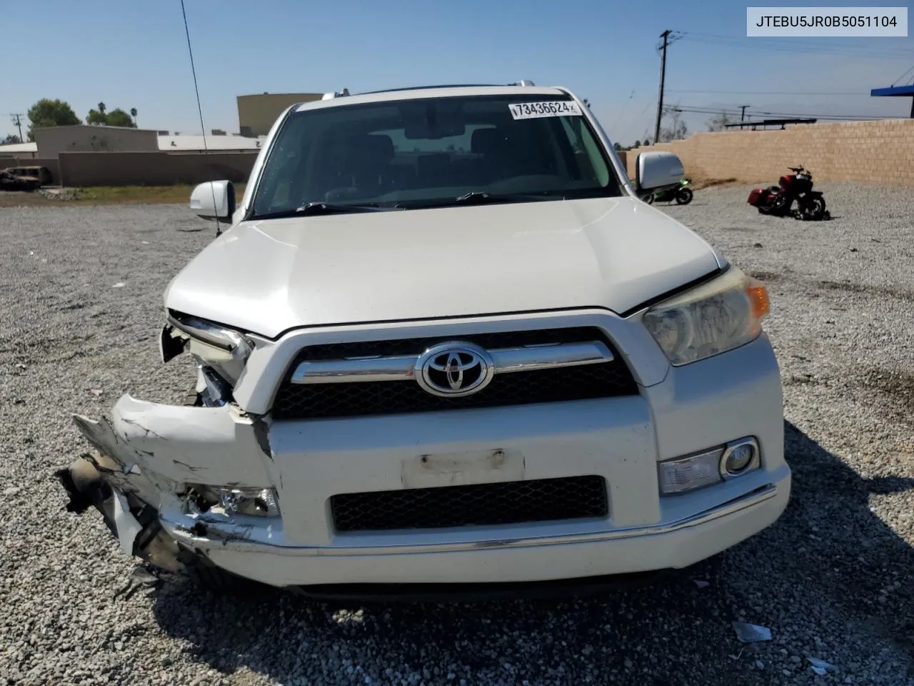 JTEBU5JR0B5051104 2011 Toyota 4Runner Sr5