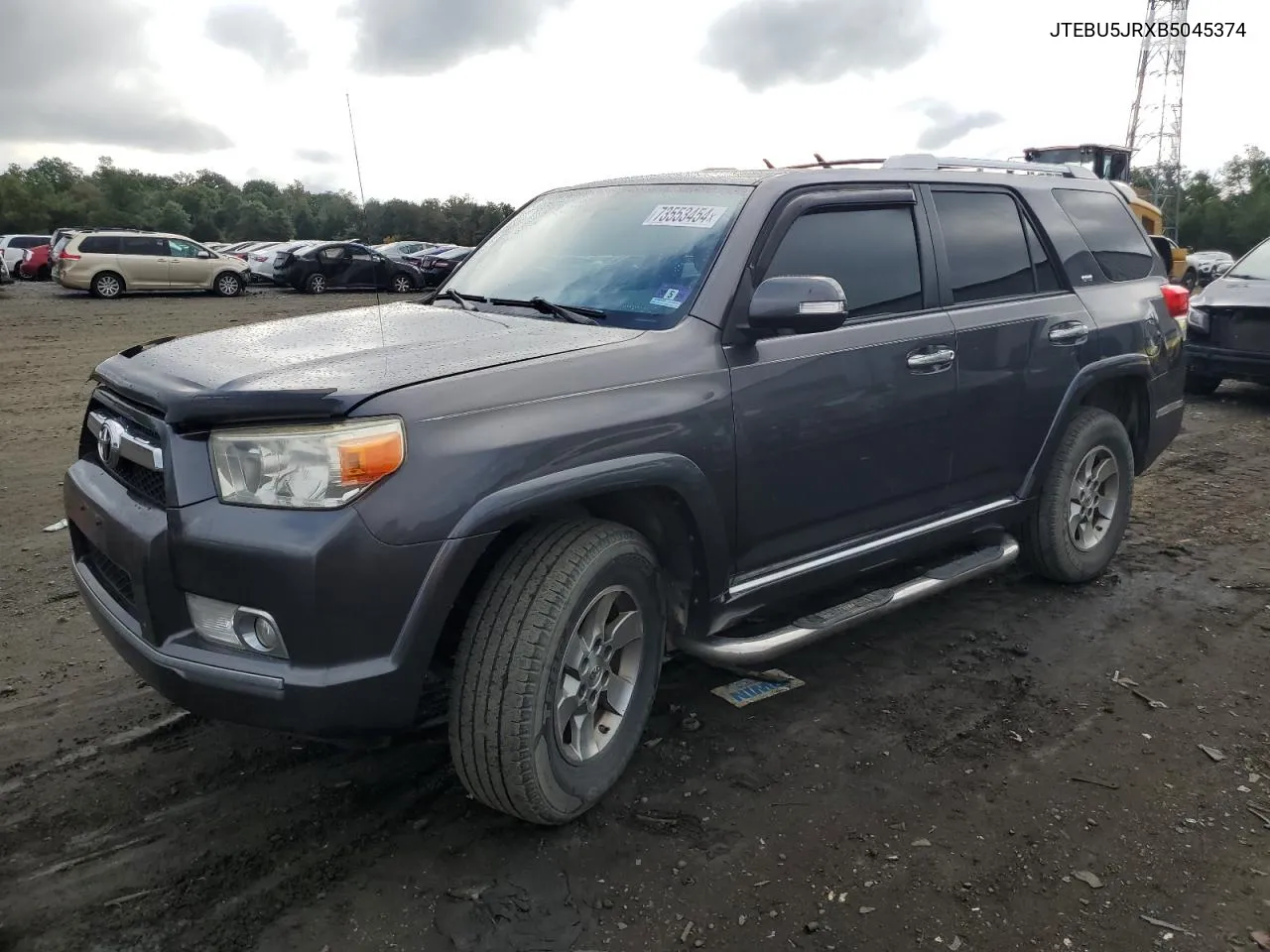 2011 Toyota 4Runner Sr5 VIN: JTEBU5JRXB5045374 Lot: 73553454