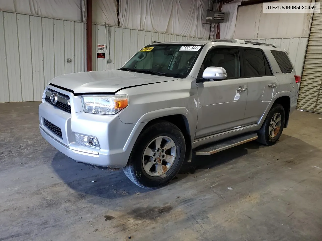 2011 Toyota 4Runner Sr5 VIN: JTEZU5JR0B5030459 Lot: 75321844