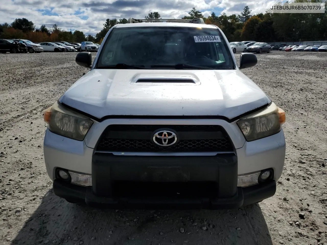 2011 Toyota 4Runner Sr5 VIN: JTEBU5JR6B5070739 Lot: 76594034