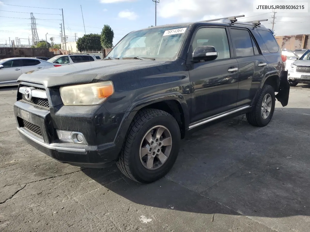 2011 Toyota 4Runner Sr5 VIN: JTEBU5JR0B5036215 Lot: 76814364