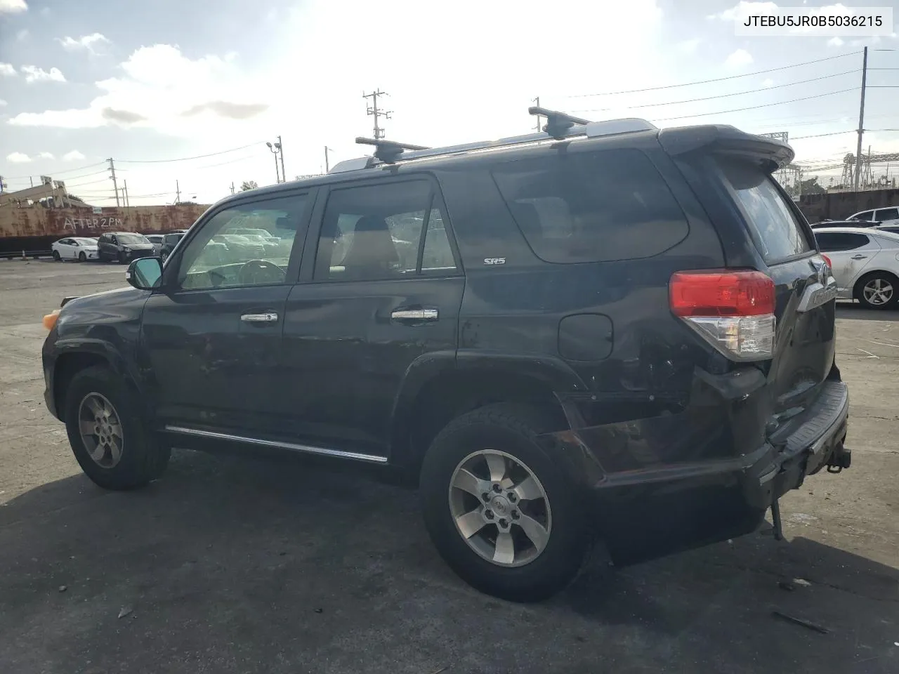 2011 Toyota 4Runner Sr5 VIN: JTEBU5JR0B5036215 Lot: 76814364