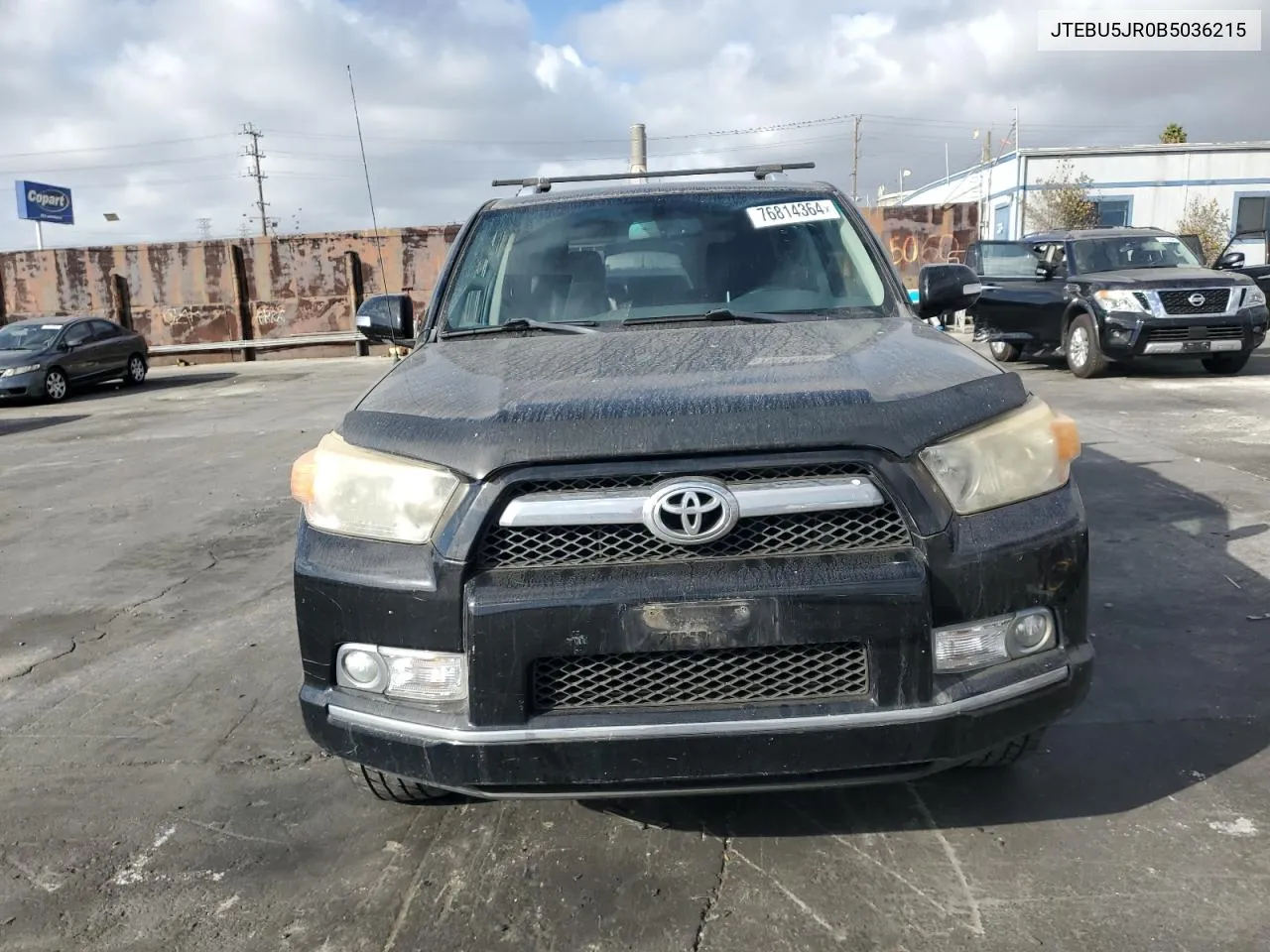 2011 Toyota 4Runner Sr5 VIN: JTEBU5JR0B5036215 Lot: 76814364