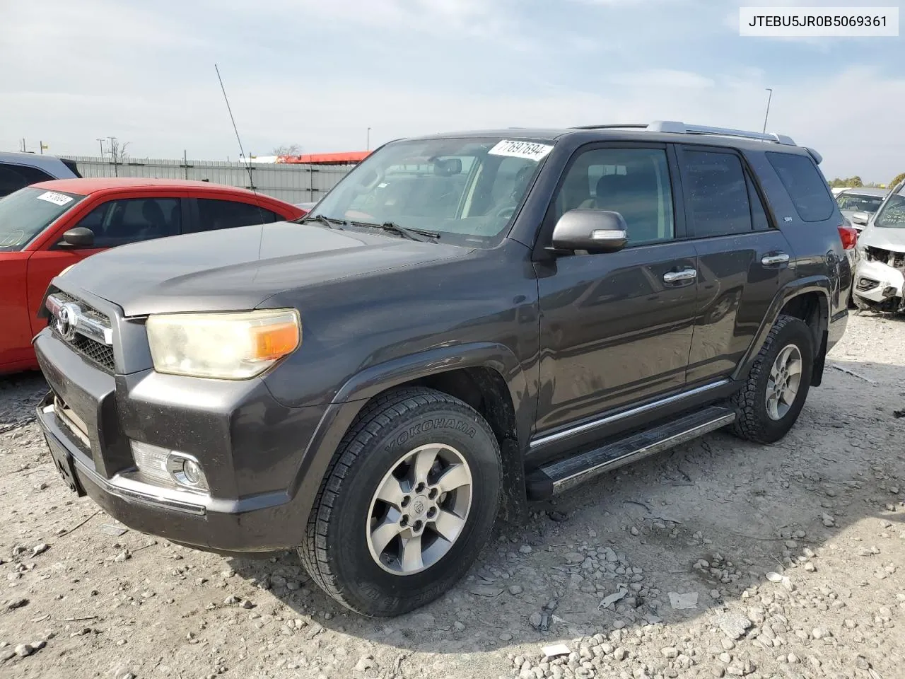 2011 Toyota 4Runner Sr5 VIN: JTEBU5JR0B5069361 Lot: 77697694