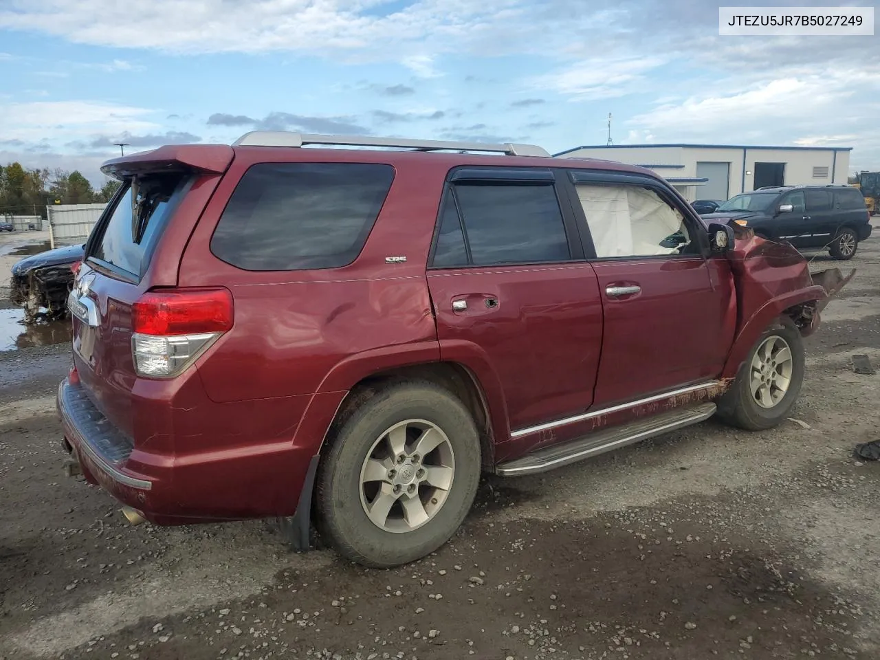 2011 Toyota 4Runner Sr5 VIN: JTEZU5JR7B5027249 Lot: 79192404