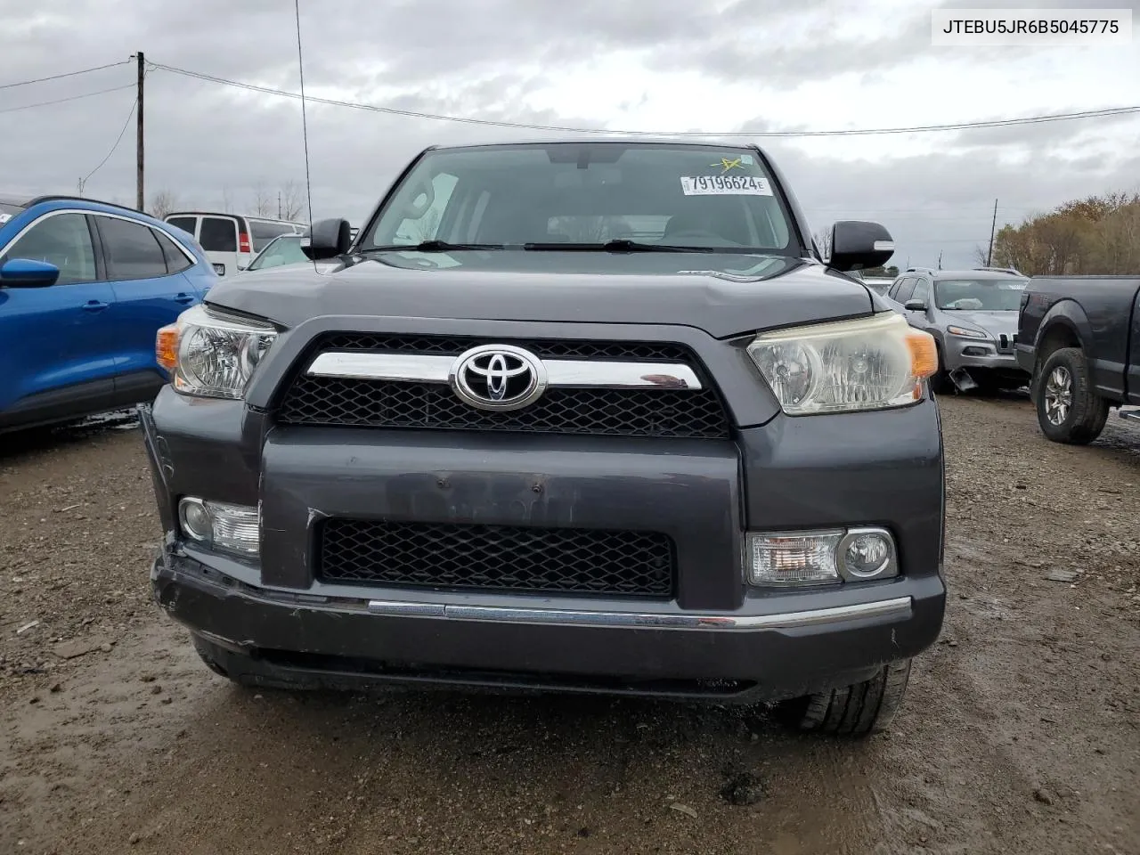 2011 Toyota 4Runner Sr5 VIN: JTEBU5JR6B5045775 Lot: 79196624