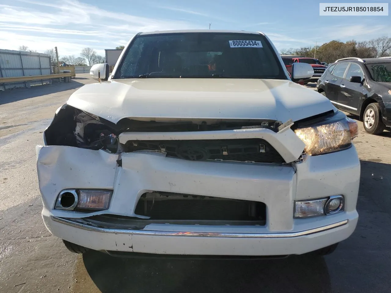 2011 Toyota 4Runner Sr5 VIN: JTEZU5JR1B5018854 Lot: 80055434