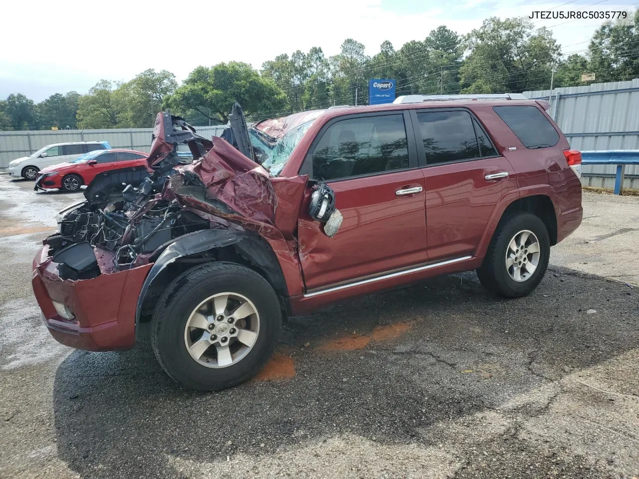 2012 Toyota 4Runner Sr5 VIN: JTEZU5JR8C5035779 Lot: 59208174