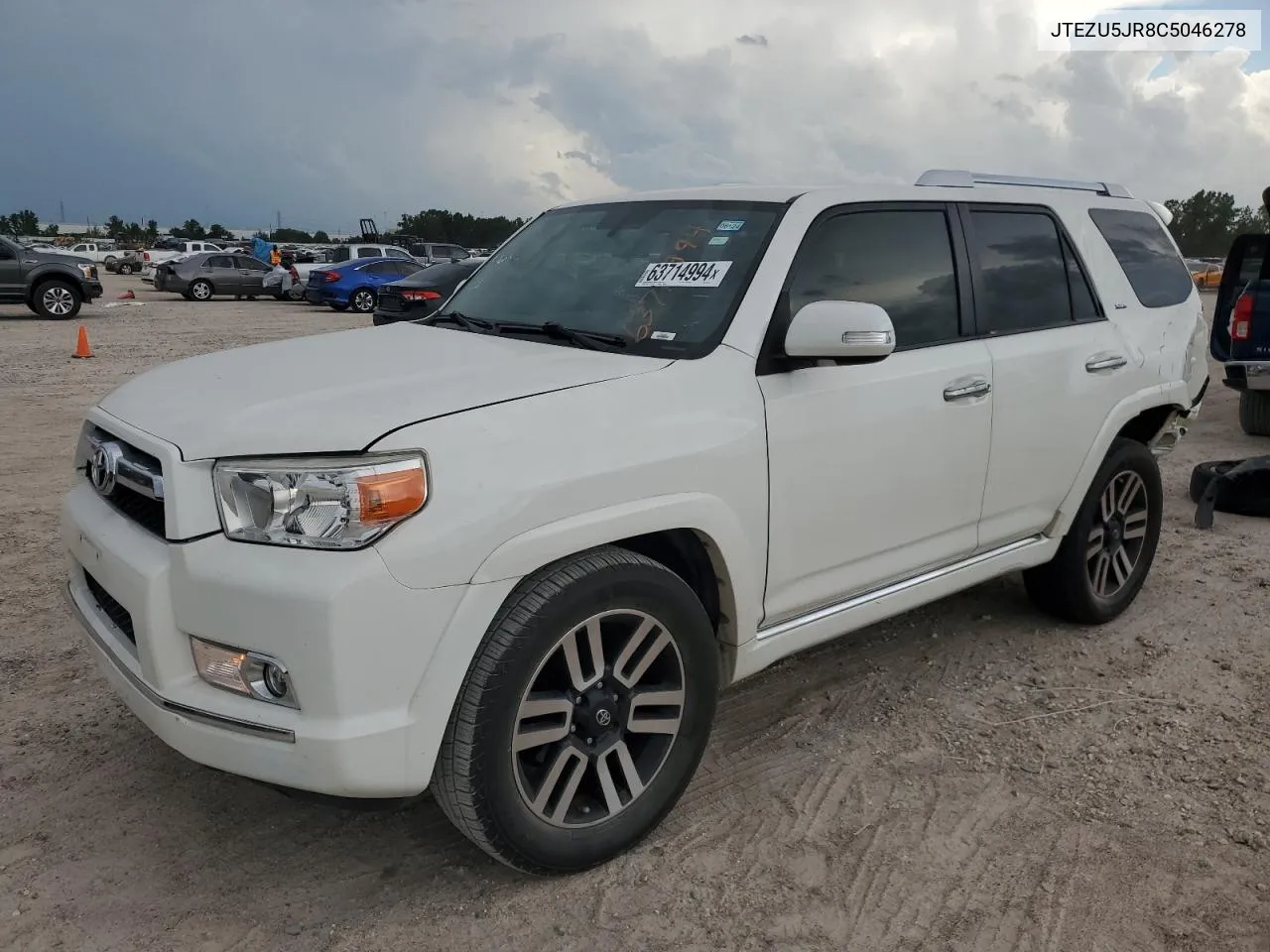 2012 Toyota 4Runner Sr5 VIN: JTEZU5JR8C5046278 Lot: 63714994