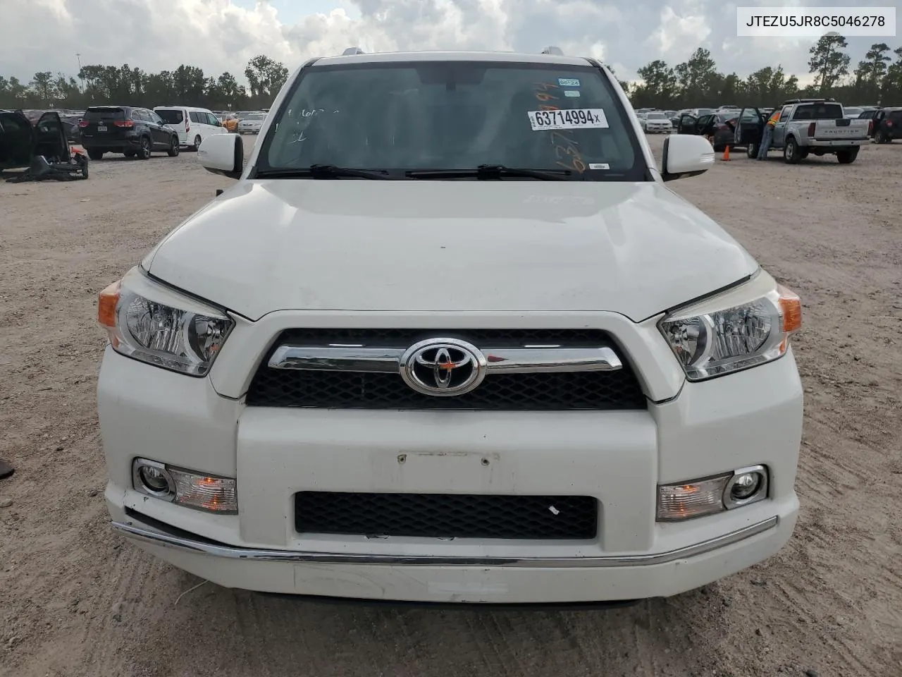 2012 Toyota 4Runner Sr5 VIN: JTEZU5JR8C5046278 Lot: 63714994