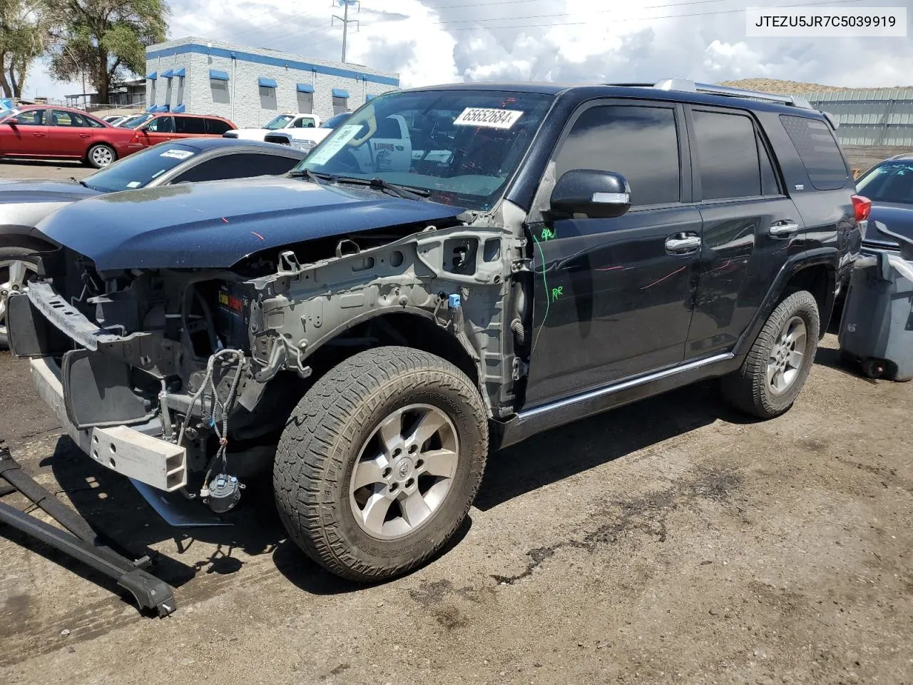 2012 Toyota 4Runner Sr5 VIN: JTEZU5JR7C5039919 Lot: 65652684