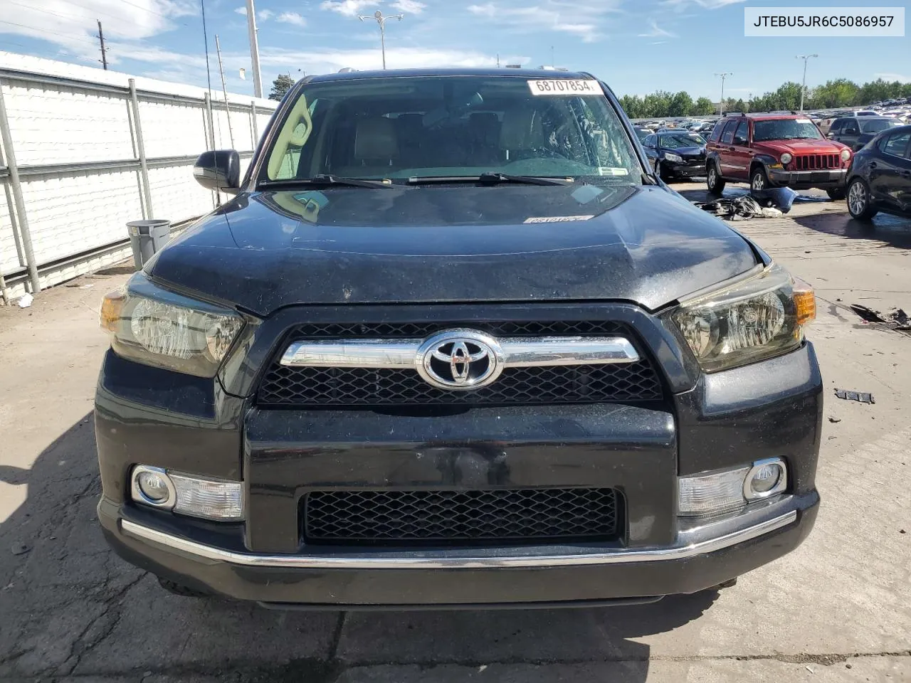 2012 Toyota 4Runner Sr5 VIN: JTEBU5JR6C5086957 Lot: 68707854