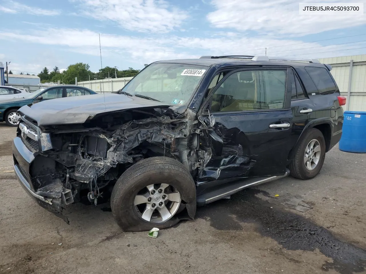 2012 Toyota 4Runner Sr5 VIN: JTEBU5JR4C5093700 Lot: 69365814