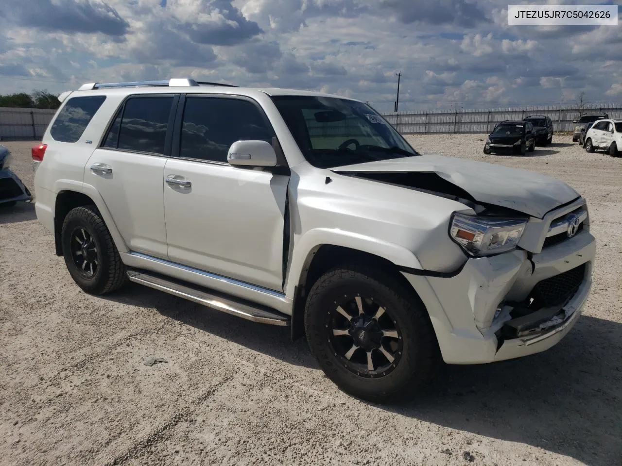 2012 Toyota 4Runner Sr5 VIN: JTEZU5JR7C5042626 Lot: 70494914