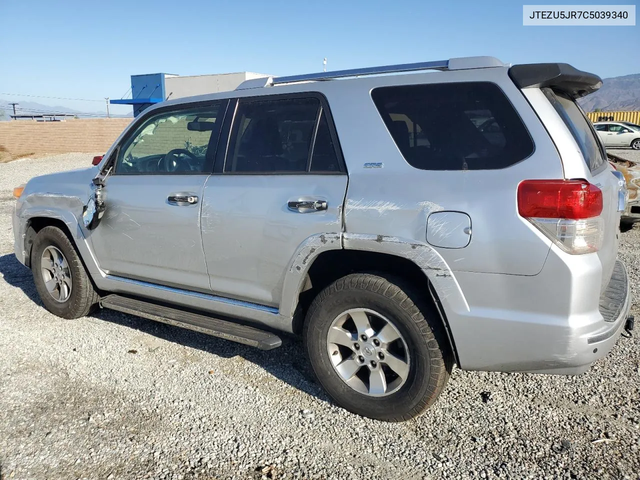 2012 Toyota 4Runner Sr5 VIN: JTEZU5JR7C5039340 Lot: 72784974