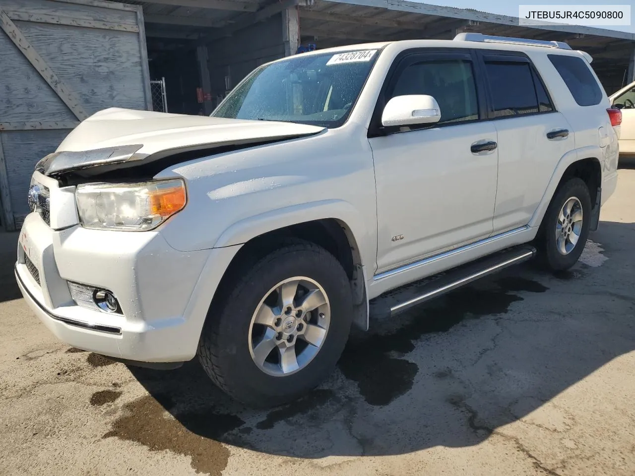 2012 Toyota 4Runner Sr5 VIN: JTEBU5JR4C5090800 Lot: 74328704