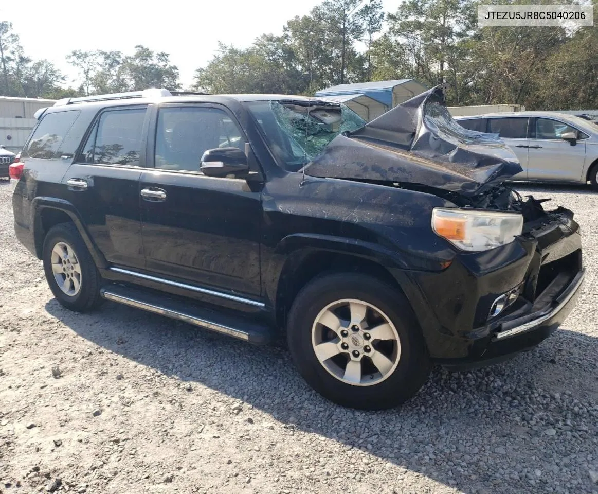 2012 Toyota 4Runner Sr5 VIN: JTEZU5JR8C5040206 Lot: 74386544