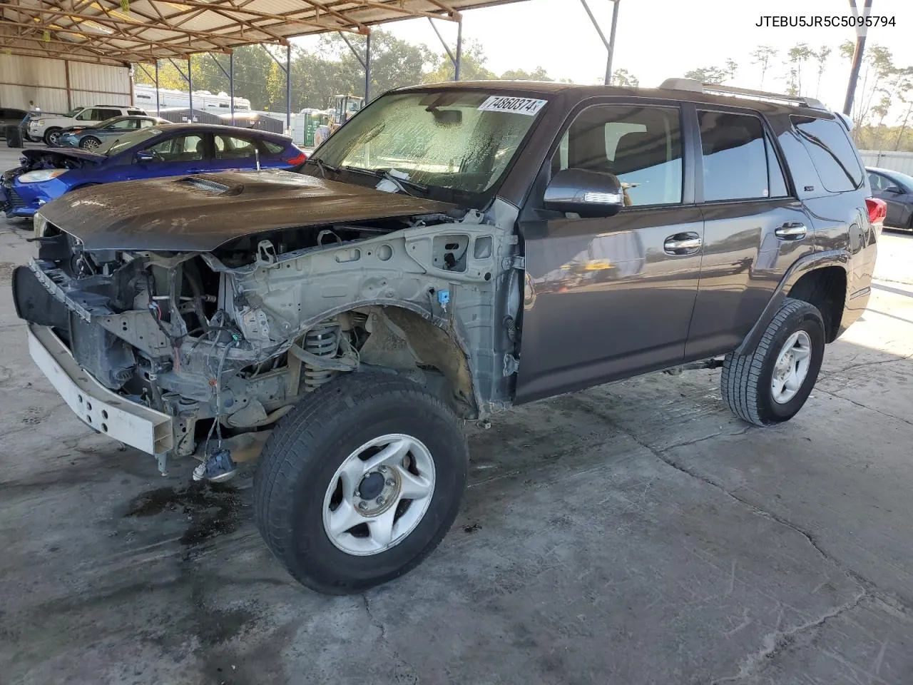 2012 Toyota 4Runner Sr5 VIN: JTEBU5JR5C5095794 Lot: 74860374