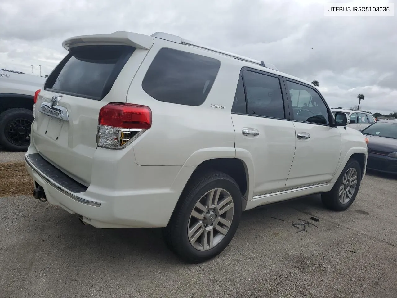 2012 Toyota 4Runner Sr5 VIN: JTEBU5JR5C5103036 Lot: 75076764