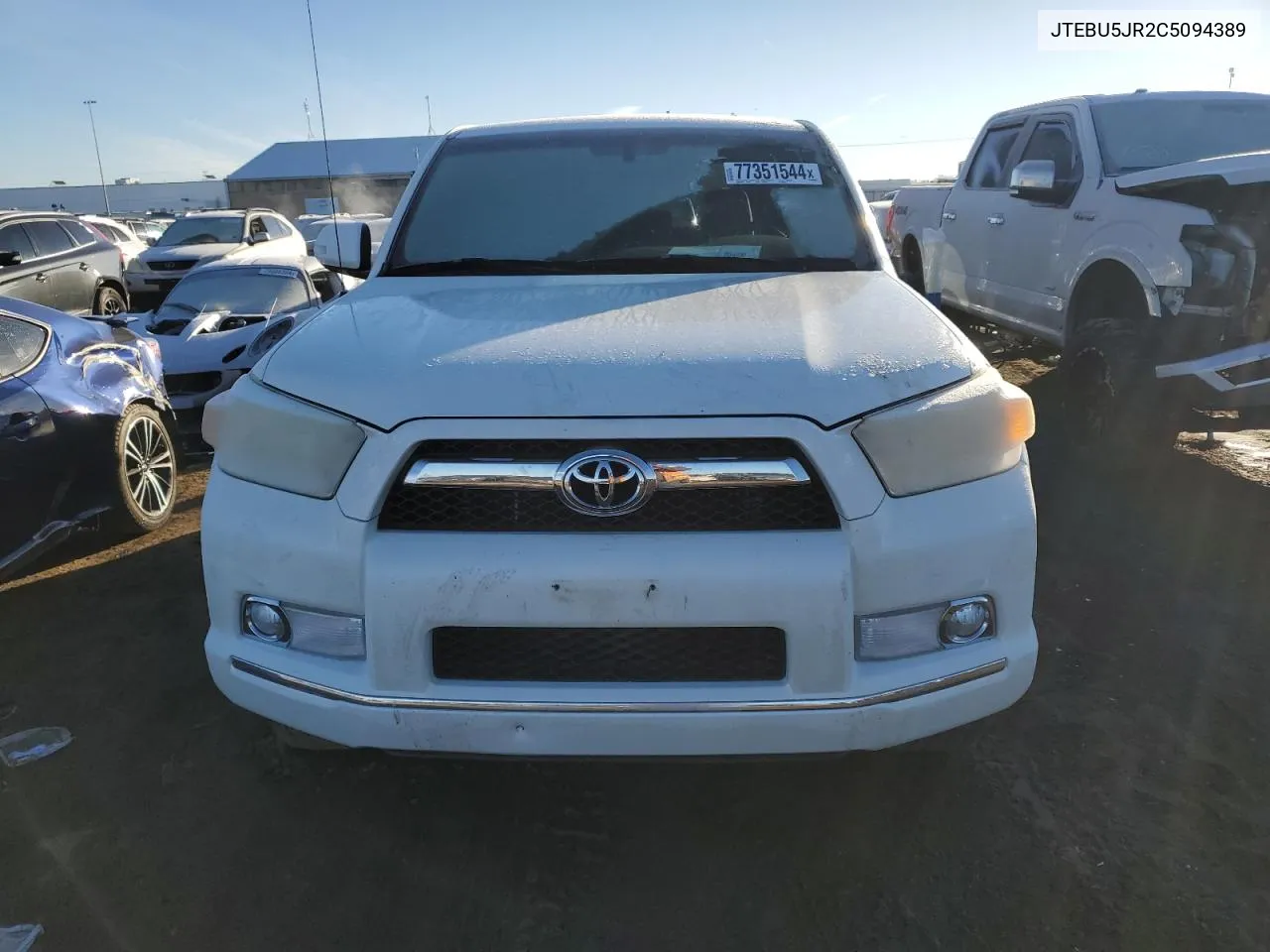 2012 Toyota 4Runner Sr5 VIN: JTEBU5JR2C5094389 Lot: 77351544