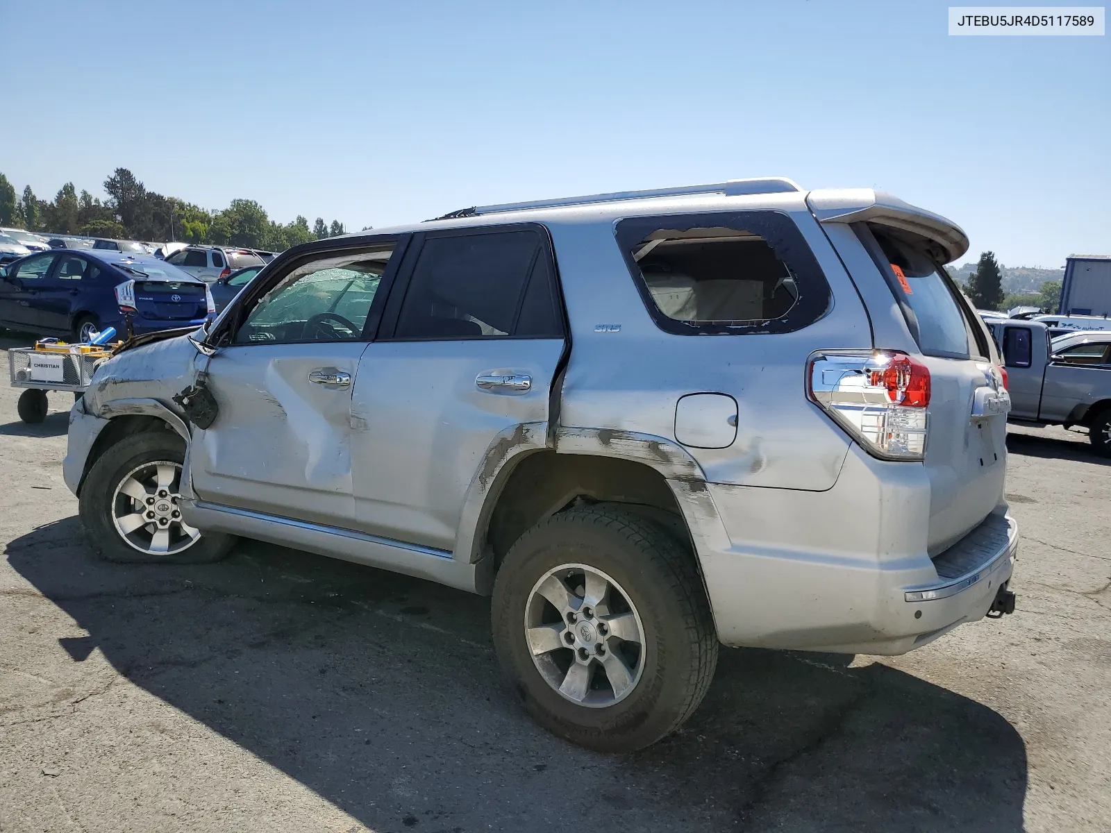 2013 Toyota 4Runner Sr5 VIN: JTEBU5JR4D5117589 Lot: 66206404