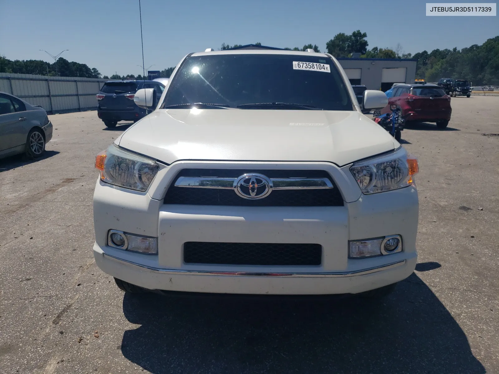 2013 Toyota 4Runner Sr5 VIN: JTEBU5JR3D5117339 Lot: 67358104