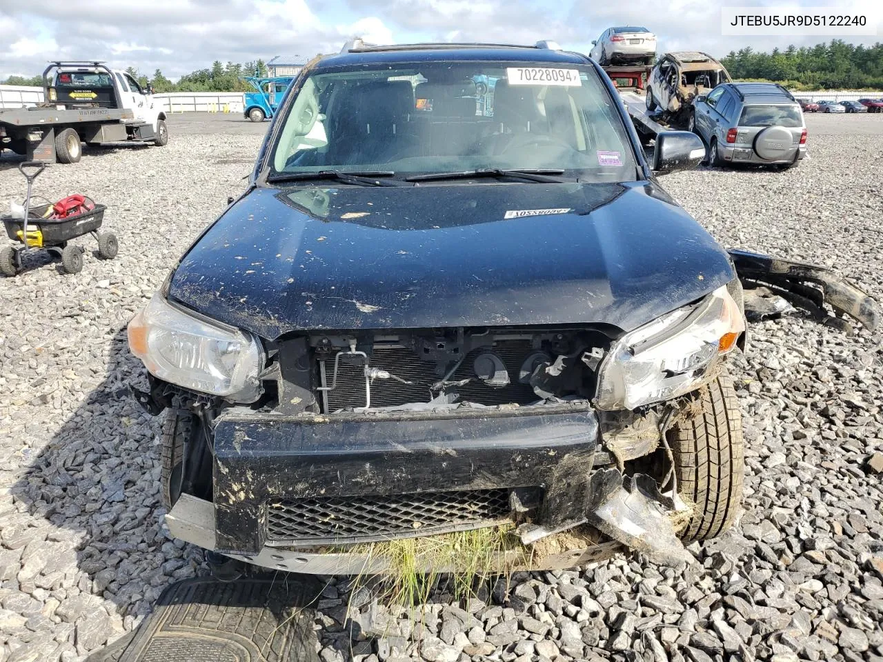 2013 Toyota 4Runner Sr5 VIN: JTEBU5JR9D5122240 Lot: 70228094